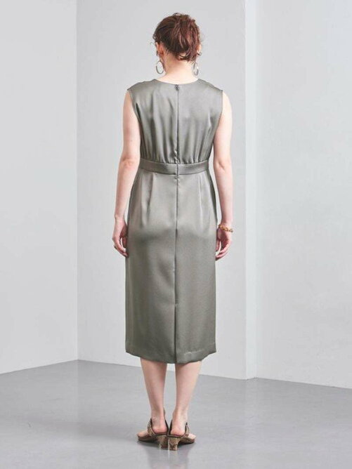 United Arrows Ltd Outlet Ubcb サテン スリットネック ノースリーブ ワンピース Rakuten Fashion 楽天ファッション 旧楽天ブランドアベニュー Cb2281