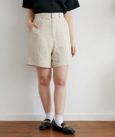 【SALE／55%OFF】RETRO GIRL レーヨン麻バミューダPT レトロガール パンツ その他のパンツ ホワイト ブラック ブラウン