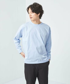 UNITED ARROWS green label relaxing 【WEB限定】＜GLR or＞ドライクリーン ルーズ ロンT カットソー -吸水速乾・抗菌- ユナイテッドアローズ グリーンレーベルリラクシング トップス カットソー・Tシャツ グレー ホワイト ブルー