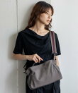 本革ハンドル2wayトートバッグ レディース ナイロン キャンバス