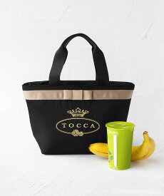 TOCCA 【WEB&一部店舗限定】POINT OF RIBBON COOLERBAG クーラーバッグ トッカ バッグ ハンドバッグ ベージュ ブラック ネイビー ピンク