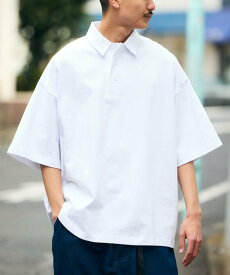 【SALE／41%OFF】FREAK'S STORE 9オンス Heavyweight ビッグシルエット ヘビーウェイト ポロシャツ/オーバーサイズポロ 【限定展開】 25SS フリークスストア トップス ポロシャツ ホワイト ネイビー グレー ベージュ ブラック