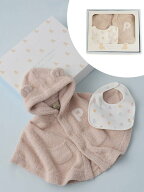 gelato pique 【ラッピング済み】【BABY】ベアポンチョ&スタイ2点セット ギフトBOX ジェラートピケ マタ…