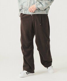 BEAMS 【別注】Gramicci / フリース オーバーパンツ ビームス メン パンツ その他のパンツ ブラウン ブラック【送料無料】
