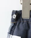 SHIPS KIDS:90cm/フラワー エンブロイダリー デニム パンツ
