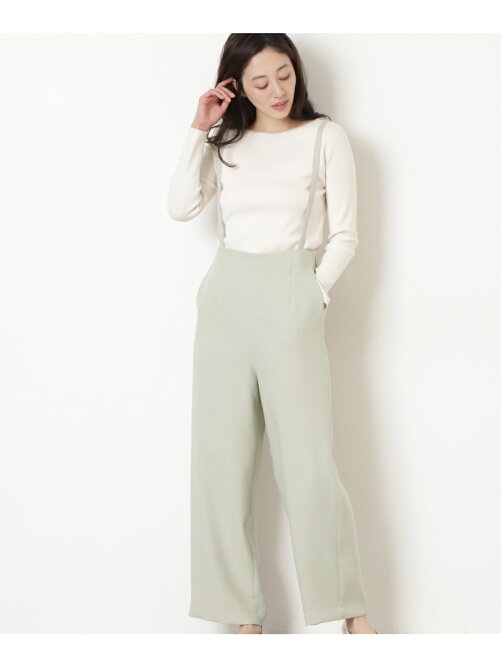 Natural Beauty Basic サスペンダーワイドパンツ Rakuten Fashion 楽天ファッション 旧楽天ブランドアベニュー Cc32
