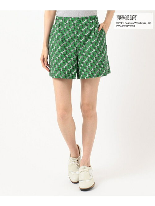 23区golf Peanuts Women スヌーピーコラボ 総柄ショートパンツ Rakuten Fashion 楽天ファッション 旧楽天ブランドアベニュー De