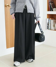 Discoat よくばり2タックワイドパンツ ディスコート パンツ その他のパンツ ホワイト ブラウン カーキグリーン ピンク ブラック グレー【送料無料】