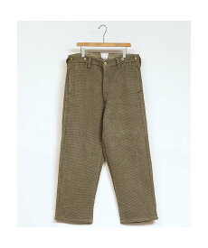 Nigel Cabourn MAN / ファイヤーマンパンツ - ヘンプコットン ナイジェル・ケーボン パンツ その他のパンツ グリーン ブルー【送料無料】