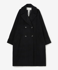 Bshop TICCA ｜ ウール テントコート WOMEN ビショップ ジャケット・アウター チェスターコート ブラック【送料無料】