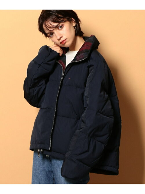 Tommy Hilfiger W Tommy Hilfiger トミーヒルフィガー リバーシブルダウンボンバージャケット Rakuten Fashion 楽天ファッション 旧楽天ブランドアベニュー Bs22