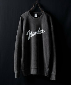 NUMBER (N)INE POWDER BREACH CLASSIC LOGO SWEATSHIRT ナンバーナイン トップス スウェット・トレーナー ブラック【送料無料】