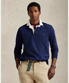 POLO RALPH LAUREN アイコニック ラグビー シャツ ラルフローレン トップス ポロシャツ ネイビー【送料無料】