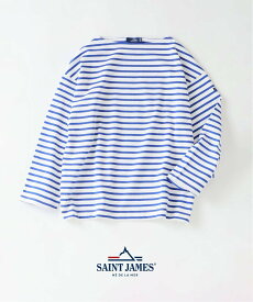 EDIFICE SAINT JAMES(セントジェームス) OUESSANT ルーズ (ボーダー) エディフィス トップス カットソー・Tシャツ ブラック ホワイト【送料無料】