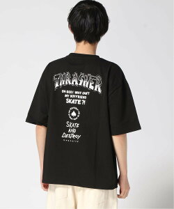 THRASHER THRASHER/(M)Tour Logo SS TEE ����T�V���c �X���b�V���[�@�o�C�@���t���y�[�W �g�b�v�X �J�b�g�\�[�ET�V���c �z���C�g �u���b�N�y���������z