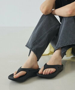 abahouse mavie �yOOFOS / �E�[�t�H�X�zOOriginal Slate�b���J�o���[�T���_�� �A�o�n�E�X �}���B �V���[�Y�E�C �T���_�� �O���[ �u���b�N�y���������z