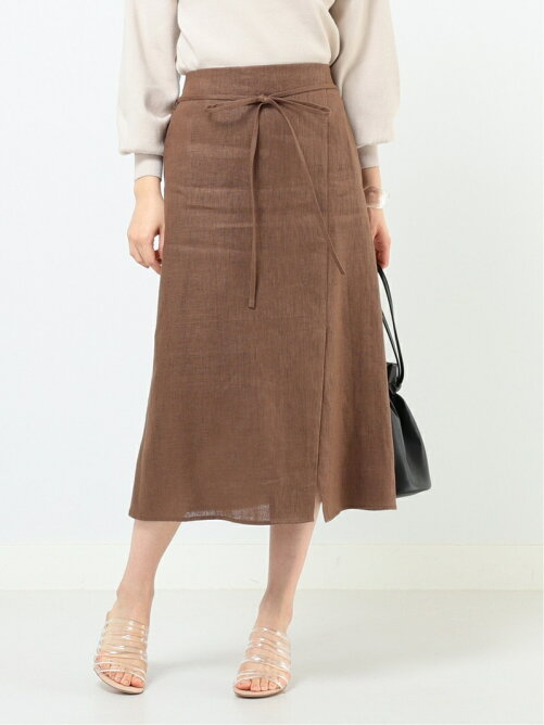 B Ming Life Store By Beams B Ming By Beams リネン ラップスカート ss ビームス Rakuten Fashion 楽天ファッション 旧楽天ブランドアベニュー Af2284
