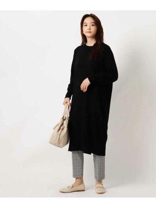 The Shop Tk ストンとしたiラインシルエットのニットワンピース Rakuten Fashion 楽天ファッション 旧楽天ブランドアベニュー Bq2285