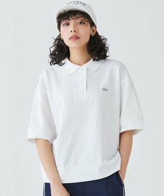 LACOSTE ヘビーウェイト キモノスリーブ 鹿の子地ポロシャツ ラコステ トップス ポロシャツ ホワイト ブラック ベージュ【送料無料】