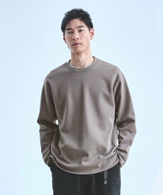 UNITED ARROWS green label relaxing ダブルフェイス クルーネック カットソー ユナイテッドアローズ グリーンレーベルリラクシング トップス カットソー・Tシャツ ホワイト グレー ワインレッド【送料無料】