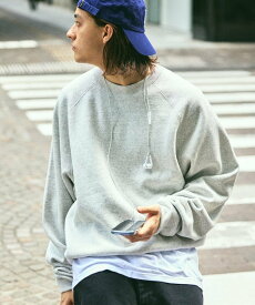 【SALE／10%OFF】FREAK'S STORE 12oz Short Length ヘビーウェイト ラグランスリーブ スウェット/ショート丈 【限定展開】 25AW フリークスストア トップス スウェット・トレーナー ブラック グレー ネイビー【送料無料】