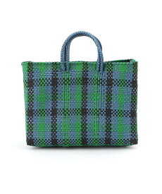 Moon Bird Moon Bird/(U)手編みのメルカドバッグ・横長(M) スワラージ バッグ かごバッグ ピンク【送料無料】