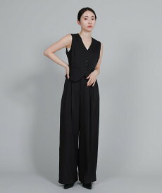 【SALE／50%OFF】SELECT MOCA 【Et】Mannish Vest and Tuck Pants Set セレクトモカ スーツ・フォーマル セットアップスーツ【送料無料】