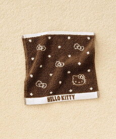 LOWRYS FARM 【HELLO KITTY】DOTminiタオル ローリーズファーム ファッション雑貨 ハンカチ・ハンドタオル レッド ブラック ブラウン