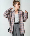 FREAK'S STORE 限定展開 ネルチェック ビッグ シャツ 26AW フリークスストア トップス シャツ・ブラウス ネイビー グ…