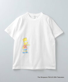 6(ROKU) ＜6(ROKU)＞The Simpsons Bart/Tシャツ ビューティー＆ユース　ユナイテッドアローズ トップス カットソー・Tシャツ ホワイト【送料無料】
