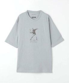 【SALE／30%OFF】a day in the life BRANDALISED * A DAY IN THE LIFE バンクシー Tシャツ 1 ユナイテッドアローズ アウトレット トップス カットソー・Tシャツ ブルー ホワイト ブラック