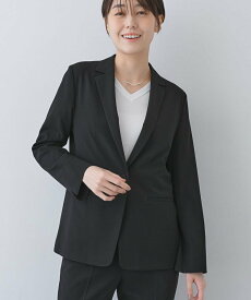 【SALE／60%OFF】INDIVI 【洗える/夏スーツ】ミニ千鳥柄テーラードカラージャケット インディヴィ ジャケット・アウター テーラードジャケット・ブレザー ブラック【送料無料】
