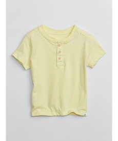 【SALE／59%OFF】GAP (K)babyGap ヘンリーネックTシャツ ギャップ トップス カットソー・Tシャツ グリーン イエロー ホワイト ブラウン