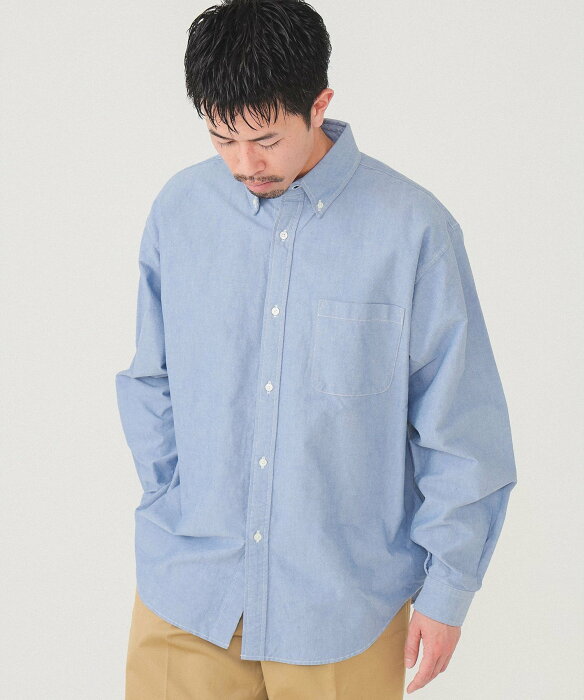 BEAMS ヘビーオックスフォード ボタンダウン シャツ ビームス メン 