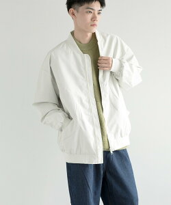 aimoha MENS aimoha men Urban Element MA-1 �A�C���n �W���P�b�g�E�A�E�^�[ MA-1 �z���C�g �u���b�N �O���[���y���������z