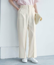 【SALE／40%OFF】ROPE' PICNIC 【3サイズ展開】ベイカーパンツ/防シワ・マシンウォッシャブル ロペピクニック パンツ その他のパンツ グレー ネイビー ベージュ ピンク