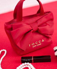 TOCCA 【撥水】WISH RIBBON POUCHBAG ポーチ トッカ 財布・ポーチ・ケース ポーチ ピンク ネイビー ブラック レッド【送料無料】