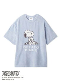 gelato pique 【PEANUTS】【HOMME】スムーズィージャガードプルオーバー ジェラートピケ トップス カットソー・Tシャツ グレー【送料無料】