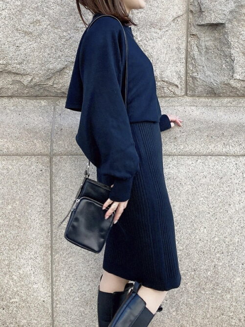 Vicky 2点セット ドルマンショートニット リブニットワンピース 手洗い可能 Rakuten Fashion 楽天ファッション 旧楽天ブランドアベニュー Ce12