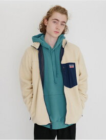 【SALE／72%OFF】Levi's FLEECE JACKET ECRU リーバイス ジャケット・アウター その他のジャケット・アウター【送料無料】