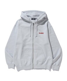 XLARGE STANDARD LOGO ZIP HOODED SWEATSHIRT パーカー XLARGE エクストララージ トップス スウェット・トレーナー ブラック グリーン グレー ネイビー【送料無料】