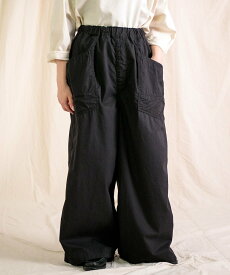 Brocante 高密度ウェザー デフォルメエペパンツ ドミンゴ パンツ その他のパンツ ブラック ベージュ【送料無料】