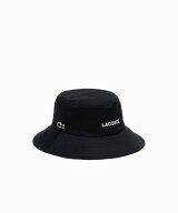 【SALE／40%OFF】LACOSTE ブランドネームロゴ刺繍エッセンシャルバケットハット ラコステ 帽子 ハット ホ…