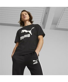 【SALE／48%OFF】PUMA メンズ CLASSICS ロゴ Tシャツ プーマ トップス カットソー・Tシャツ ブラック