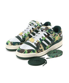 A BATHING APE 【 BAPE X ADIDAS 】FORUM BAPE ABC CAMO ア ベイシング エイプ シューズ・靴 スニーカー ブルー グリーン【送料無料】