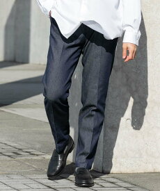 URBAN RESEARCH ROSSO 『XLサイズあり』デニムスラックスパンツ アーバンリサーチロッソ パンツ ジーンズ・デニムパンツ ネイビー ブラック【送料無料】