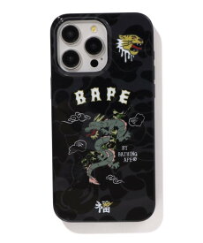 A BATHING APE BAPE SOUVENIR IPHONE 15 PRO MAX CASE ア ベイシング エイプ スマホグッズ・オーディオ機器 スマホ・タブレット・PCケース/カバー ブラック【送料無料】