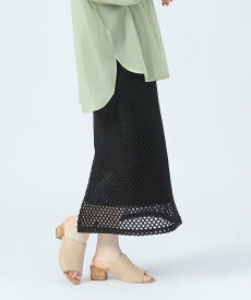 【SALE／20%OFF】BEAMS HEART WOMEN メッシュ レース スカート ビームス ハート スカート その他のスカート ブラック ブラウン ホワイト【送料無料】