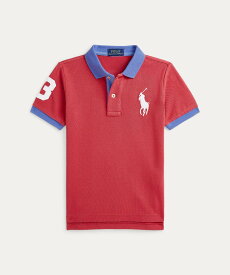 【SALE／50%OFF】POLO RALPH LAUREN (ボーイズ 2才~7才)Big Pony コットン メッシュ ポロシャツ ラルフローレン トップス ポロシャツ レッド【送料無料】