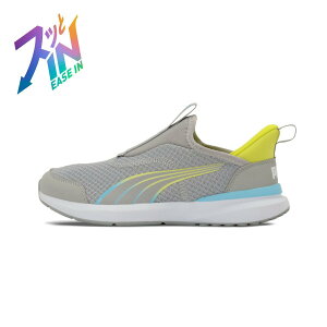 PUMA �L�b�Y �N���[�Y �v���t�H�[�� �C�[�Y�C�� �X�j�[�J�[ 22-25cm Kruz Profoam SLIPTECHTM Jr �v�[�} �V���[�Y�E�C �X�j�[�J�[ �O���[�y���������z